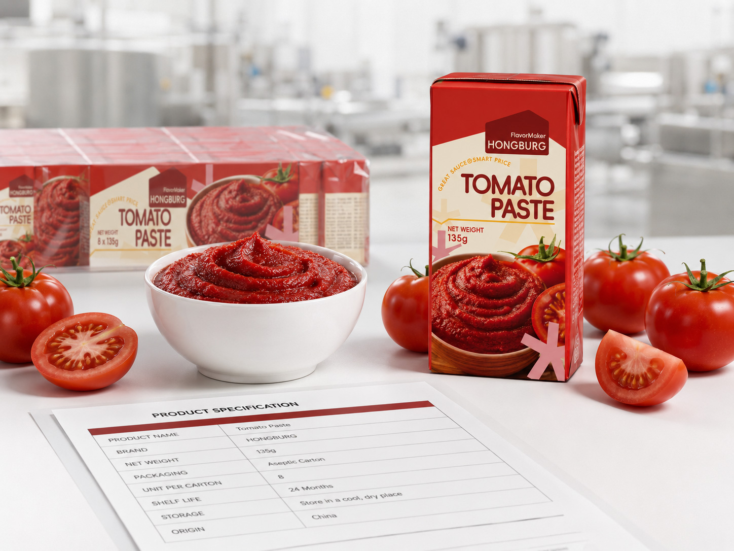 Асептична картонена доматена паста: Продуктово ръководство за глобални купувачи